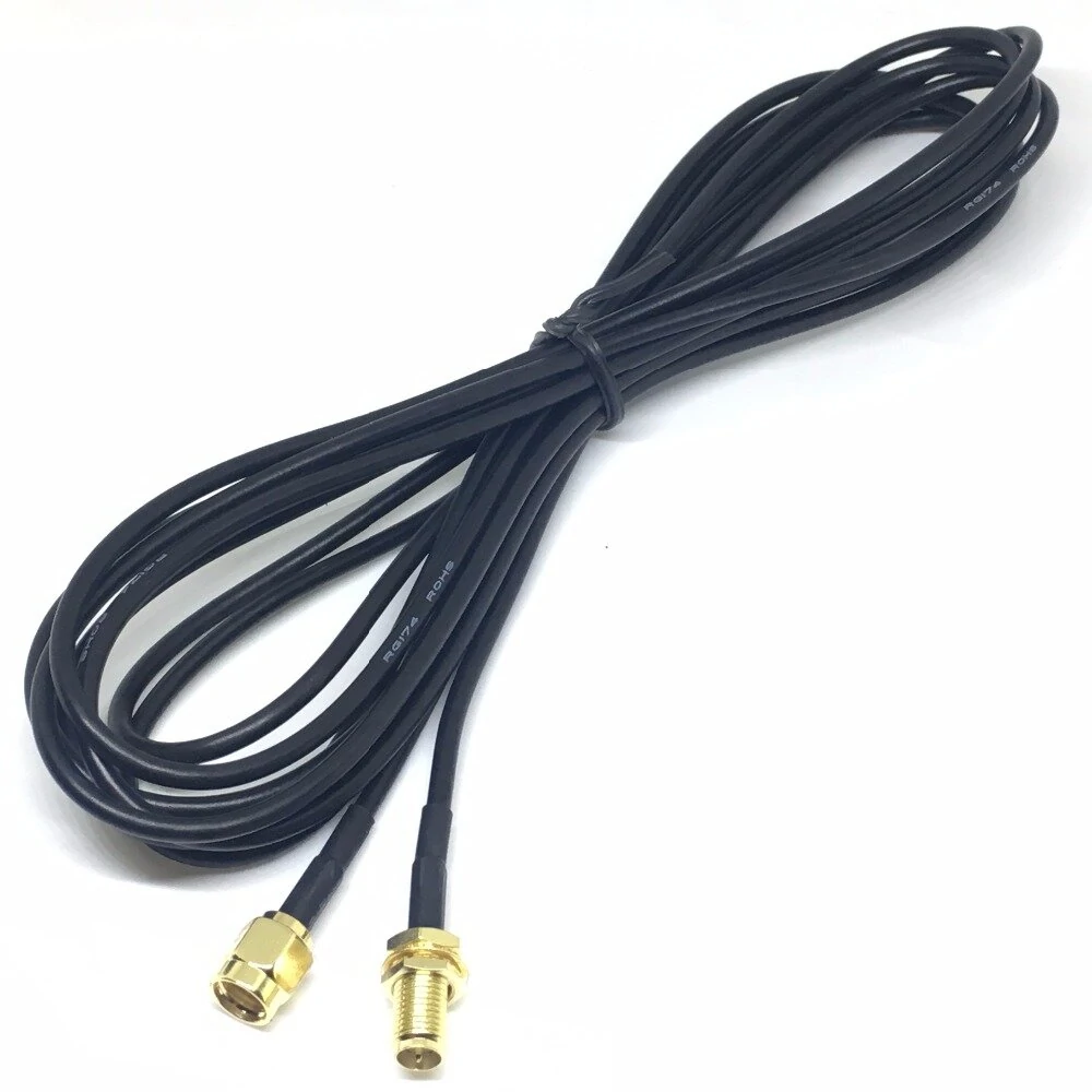 3M Wi-Fi Antenna Extension Cable | RP-SMA for Router & WAN | 3ft