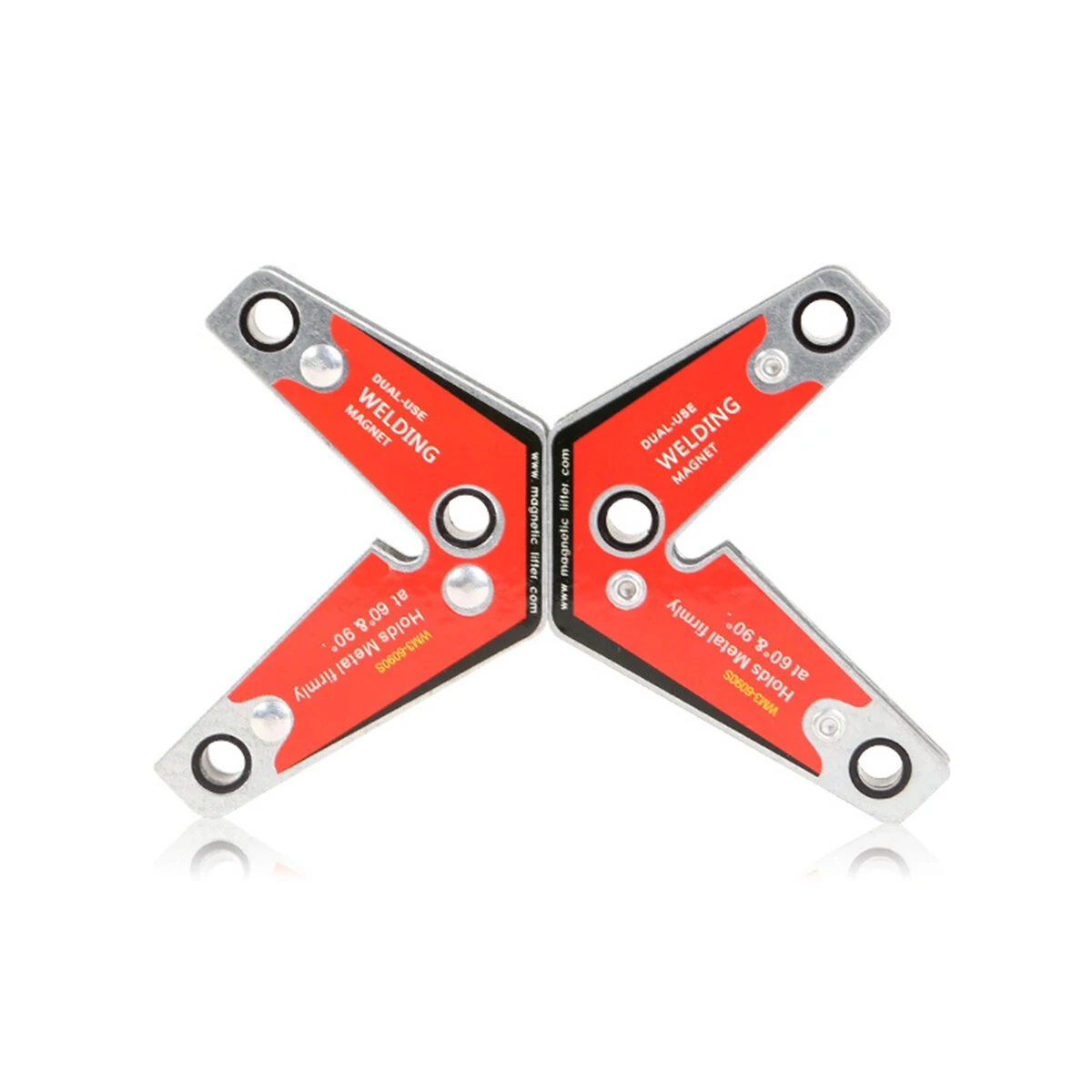 2Pcs 60° 90° Magnetic Welding Holder - Dual-Angle Corner Magnets for Welding