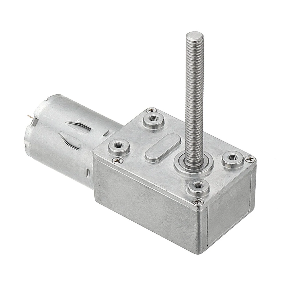 Machifit JGY370 12V DC Worm Gear Motor - 18RPM & 23RPM Self-Locking | 50mm M6