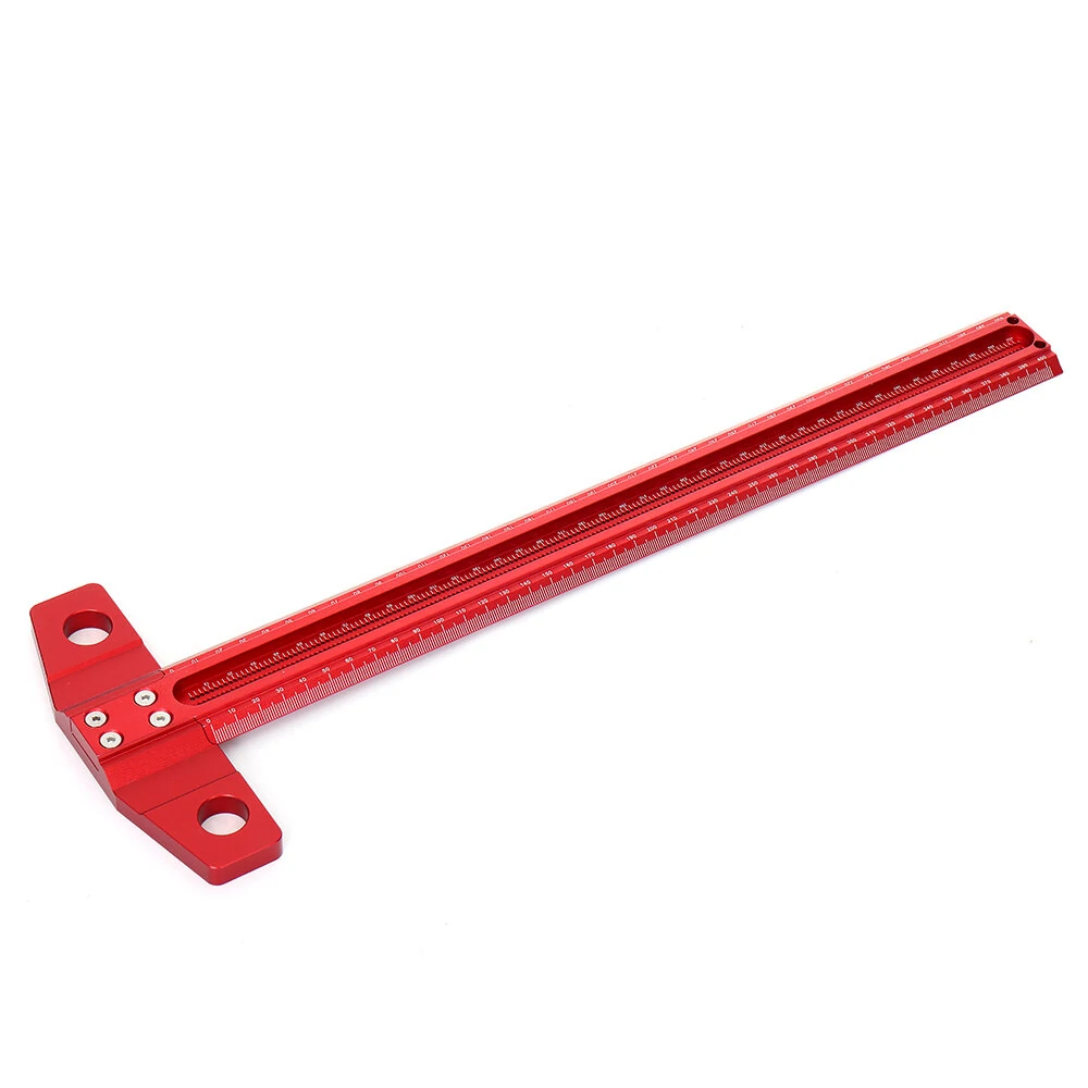 VEIKO T-Type Ruler Marking Gauge - 300/400/500/600mm Aluminum Alloy Woodworking Scriber