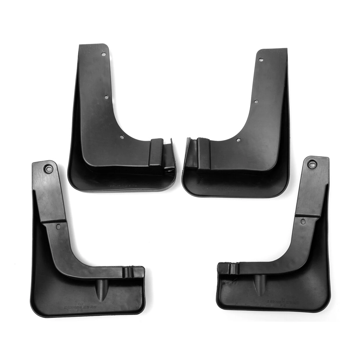 4Pcs Splash Guard Mudguards for Mitsubishi Outlander 2016-2018 | Front & Rear Set