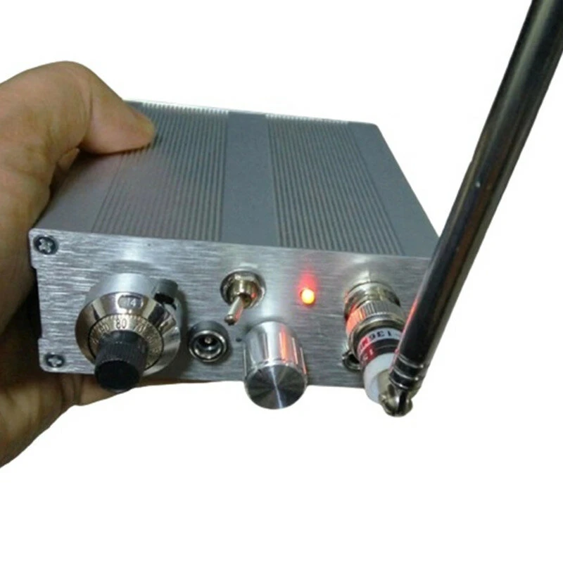 Assembled 118-136MHz AM Airband Aviation Receiver - Built-in Battery & Antenna