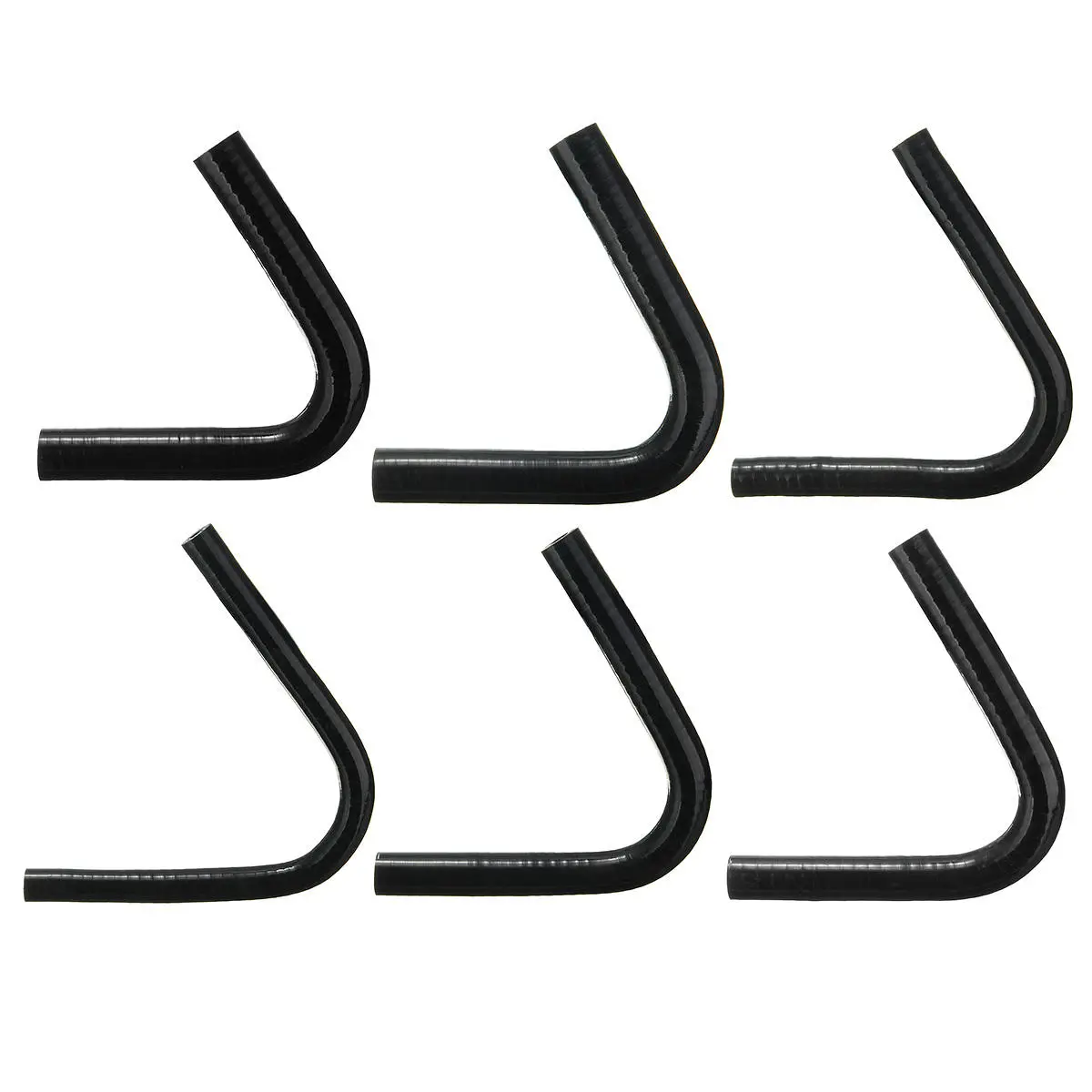 16-38mm Silicone Turbo Coolant Hose | 120 Degree Elbow Bend Multi-Size Vacuum Tubing