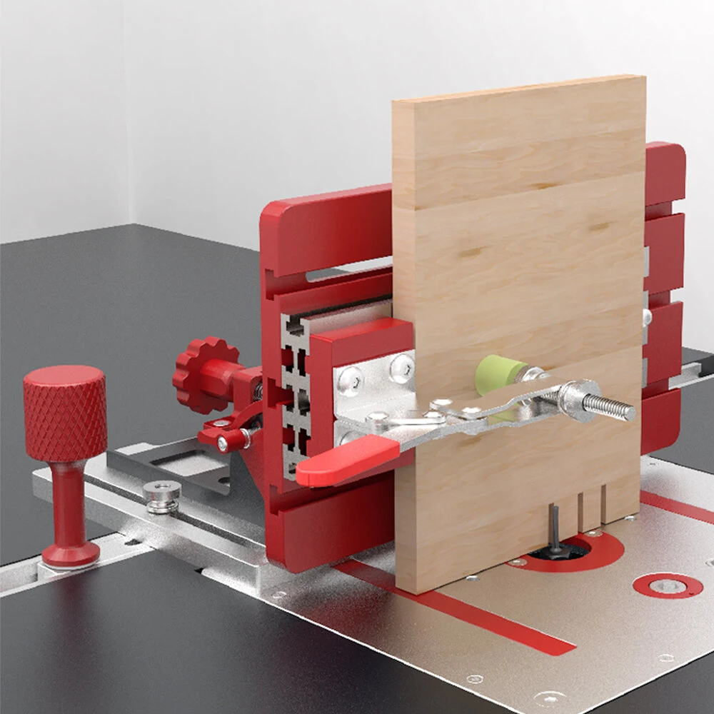 ENJOYWOOD Router Table Plate - Adjustable Angle Precision Saw & Joinery Sled for DIY