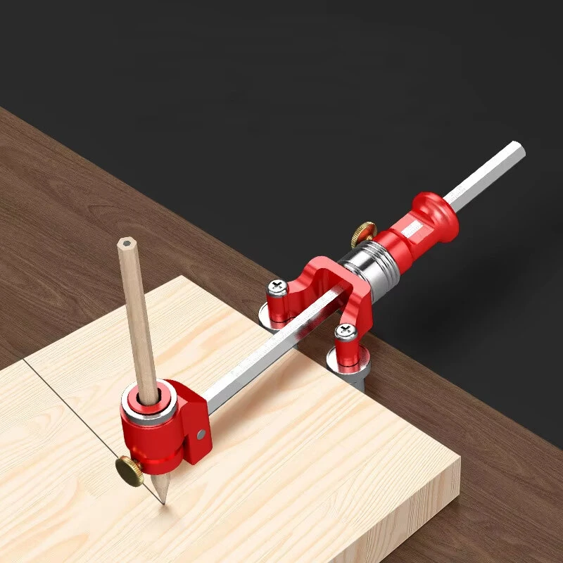 Wheel Marking Gauge - Adjustable Scriber & Center Finder | Aluminum Alloy & Stainless Steel | Precision Woodworking Tool