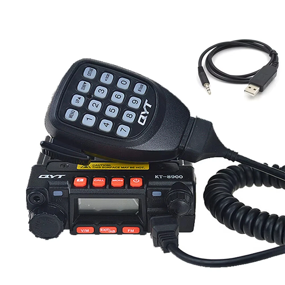 KT-8900 Mini Dual Band Mobile Transceiver | VHF UHF 25W | Compact Two Way Radio