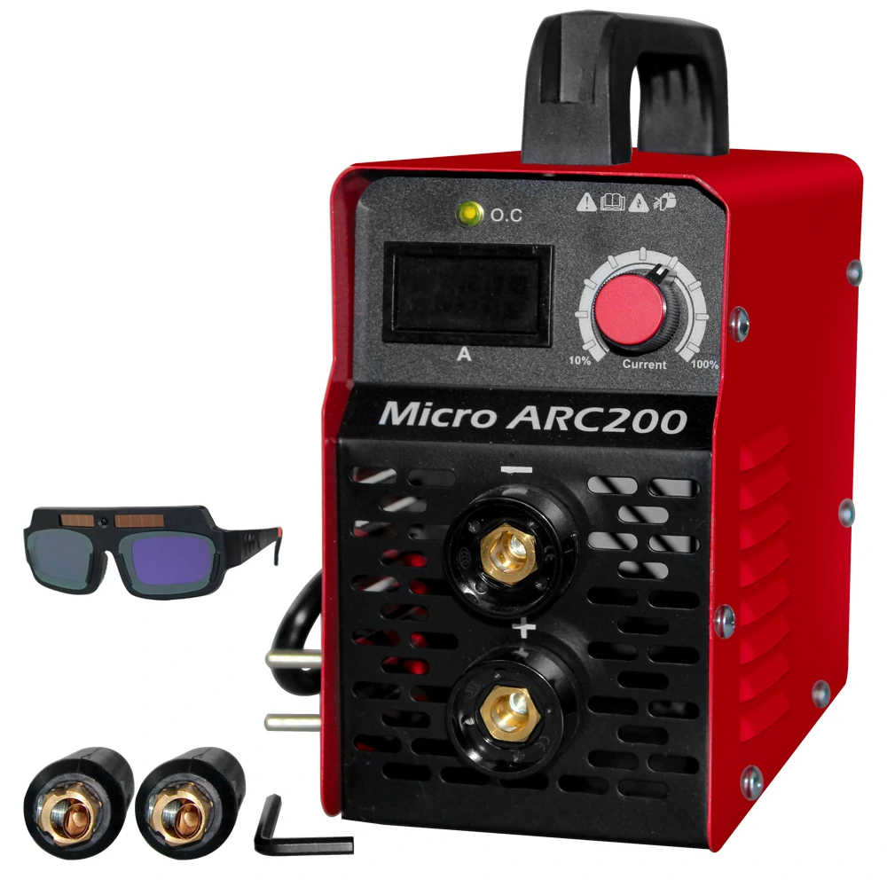 Micro ARC200 Welding Machine - 20-200A Intelligent Inverter ARC Welder 220V