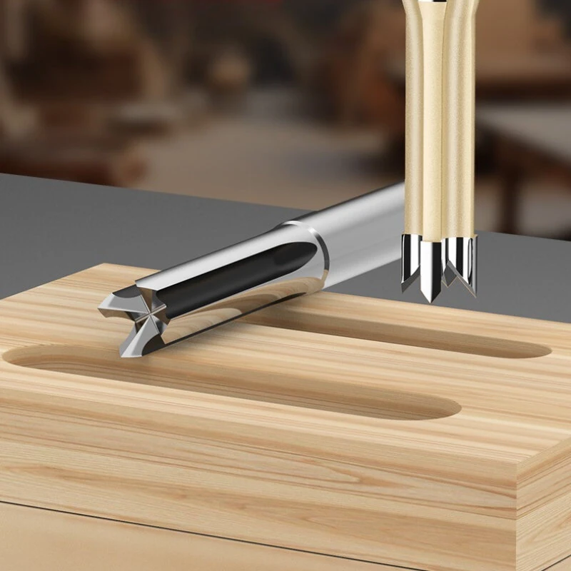 Carbide Tenon Cutter - 4-Blade Woodworking Tool | 8mm 9mm 10mm 12mm Router Bit
