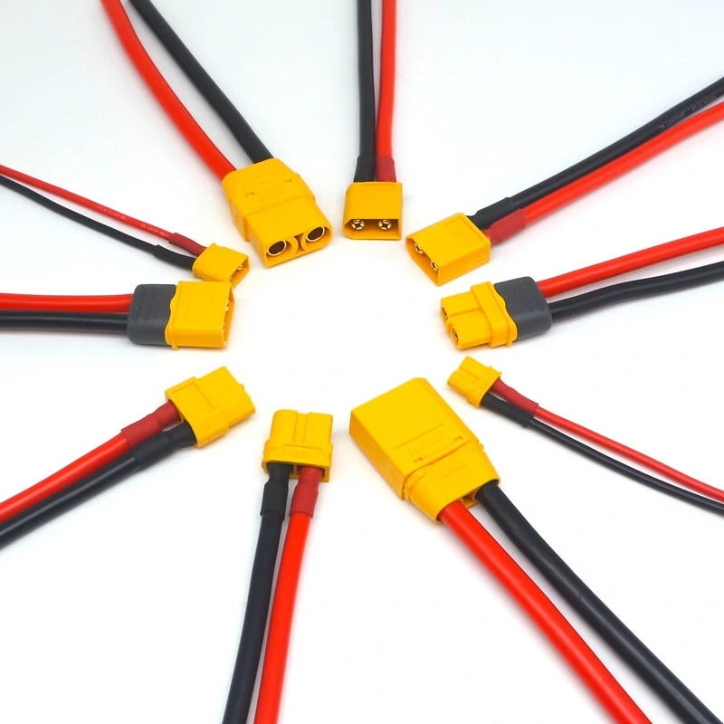 AMASS XT30U XT60H XT90H Drone Connectors | Gold-Plated Copper & Silicon Cable