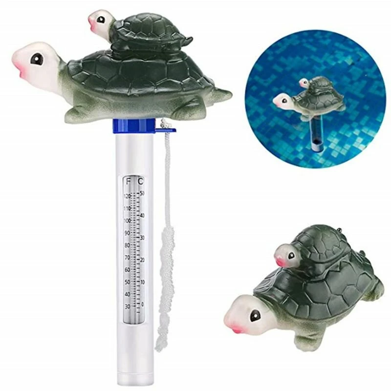 Cute Turtle Floating Pool Thermometer - SPA Float Temperature Gauge | PXPF