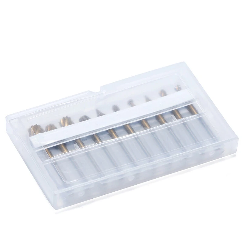 HSS Titanium Trimming Blade & File Set - 20Pcs Rotary Tool for Wood Carving