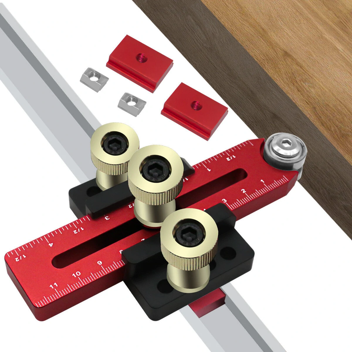 Extended Thin Rip Guide Jig - Precision Table Saw Fence for Repetitive Narrow Cuts