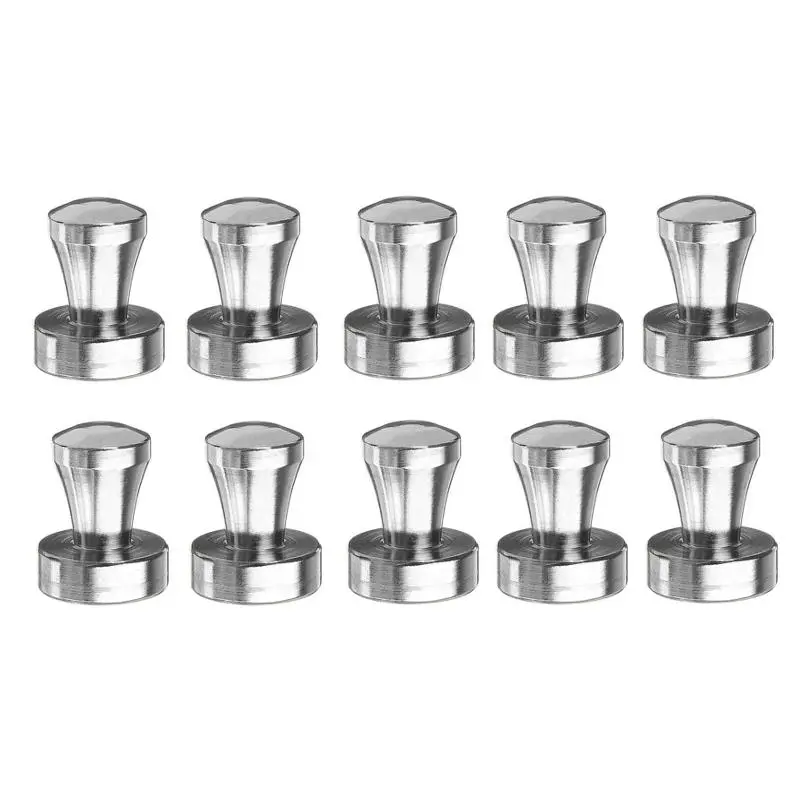 Effetool 10pcs 16x20mm Neodymium Magnetic Thumbtacks - Fridge & Whiteboard Pins