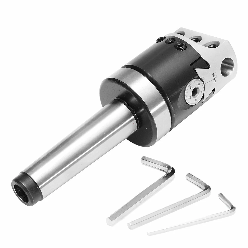 Machifit 50mm MT3-M12 Boring Bar Head for Lathe | Milling Tool Holder