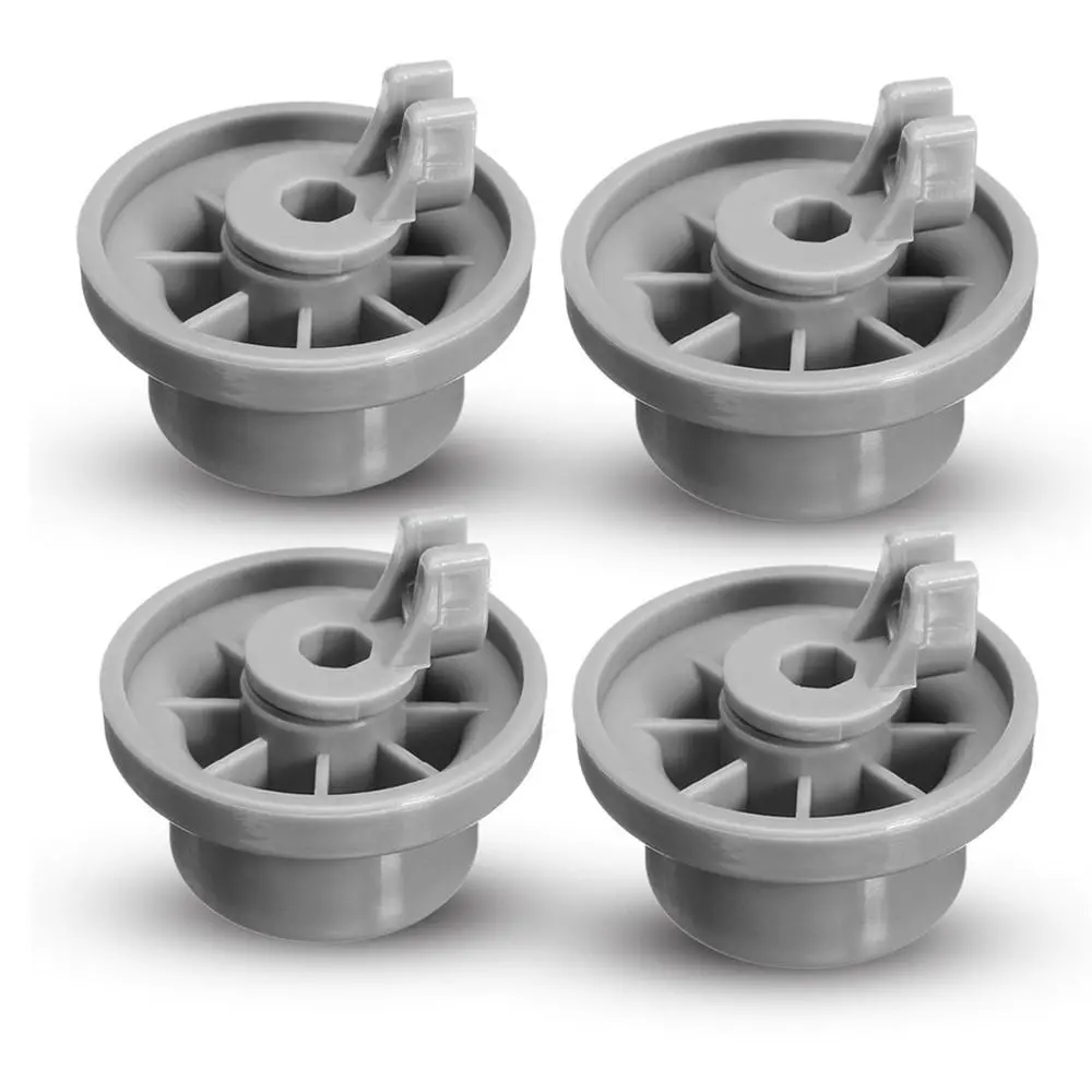 Bosch Dishwasher Lower Rack Wheel Roller - 4pcs Replacement Set