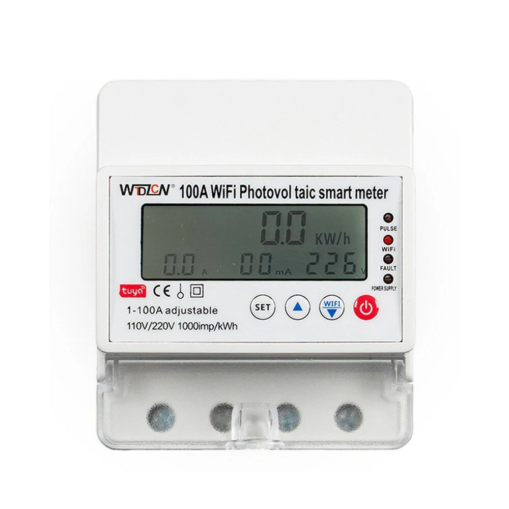 Tuya WiFi Photovoltaic Meter Breaker Timer | Solar Bidirectional Remote Controller