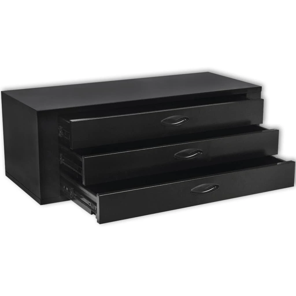 Black Metal Tool Box with 3 Drawers | Heavy Duty Storage