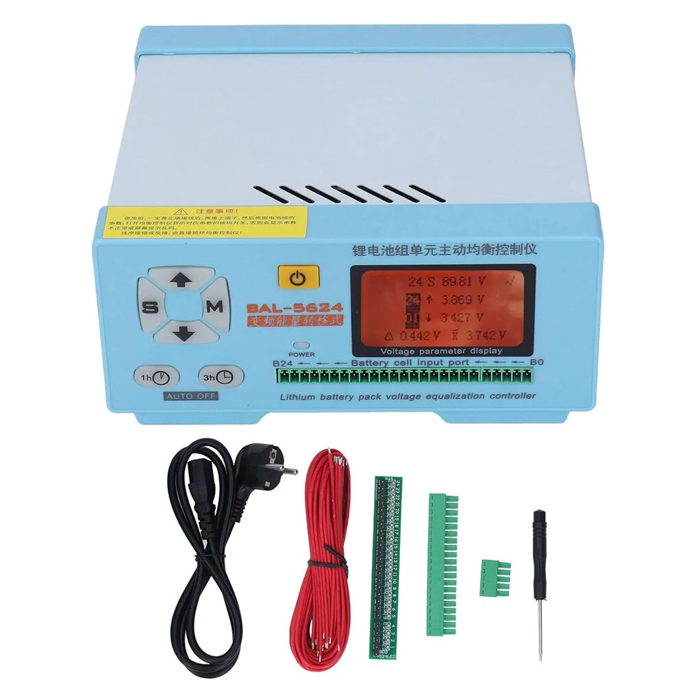 SUNKKO BAL-5624 Battery Balancer for Li-ion LiFePO4 - 2S-24S 5A High Current | Quick Charging
