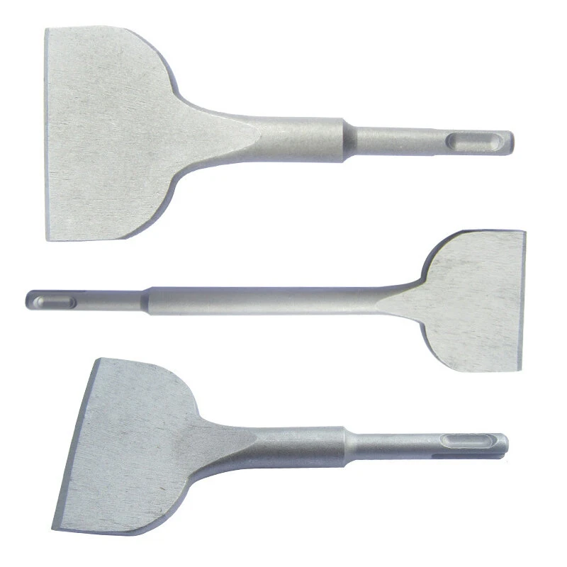 SDS Plus Flat Chisel - Round Shank Hammer Drill Bit for Light Concrete
