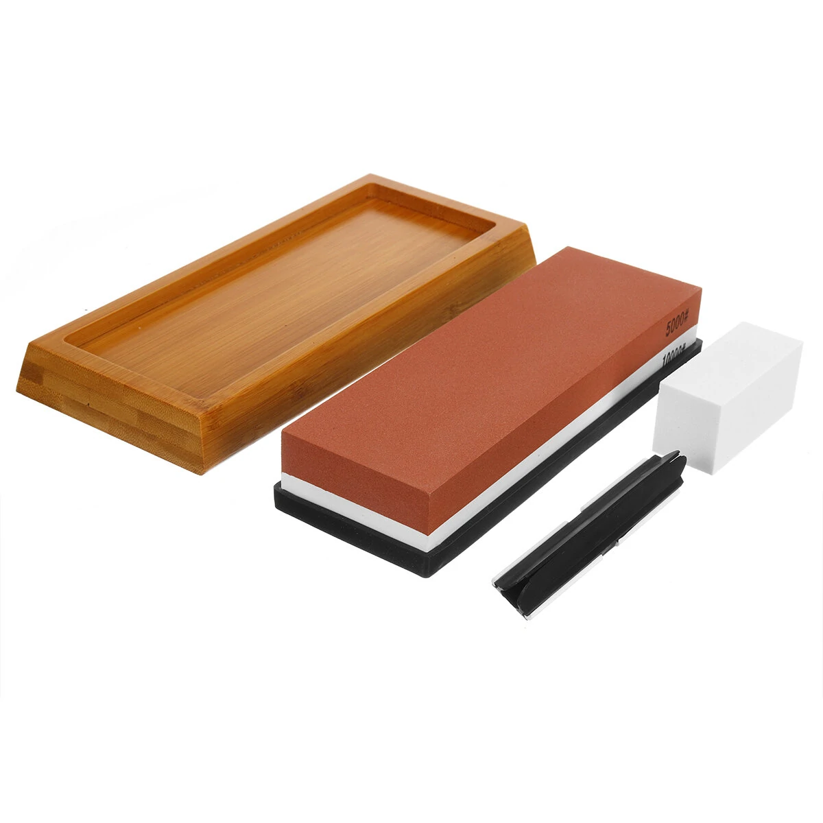 Sharpal 5000/10000 Grit Dual Whetstone - Double Sided Water Stone Kitchen Knife Sharpener