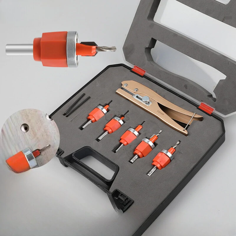 Forstner Bit Set with Screw Extractor | Woodworking & Demolition Drill Bits
