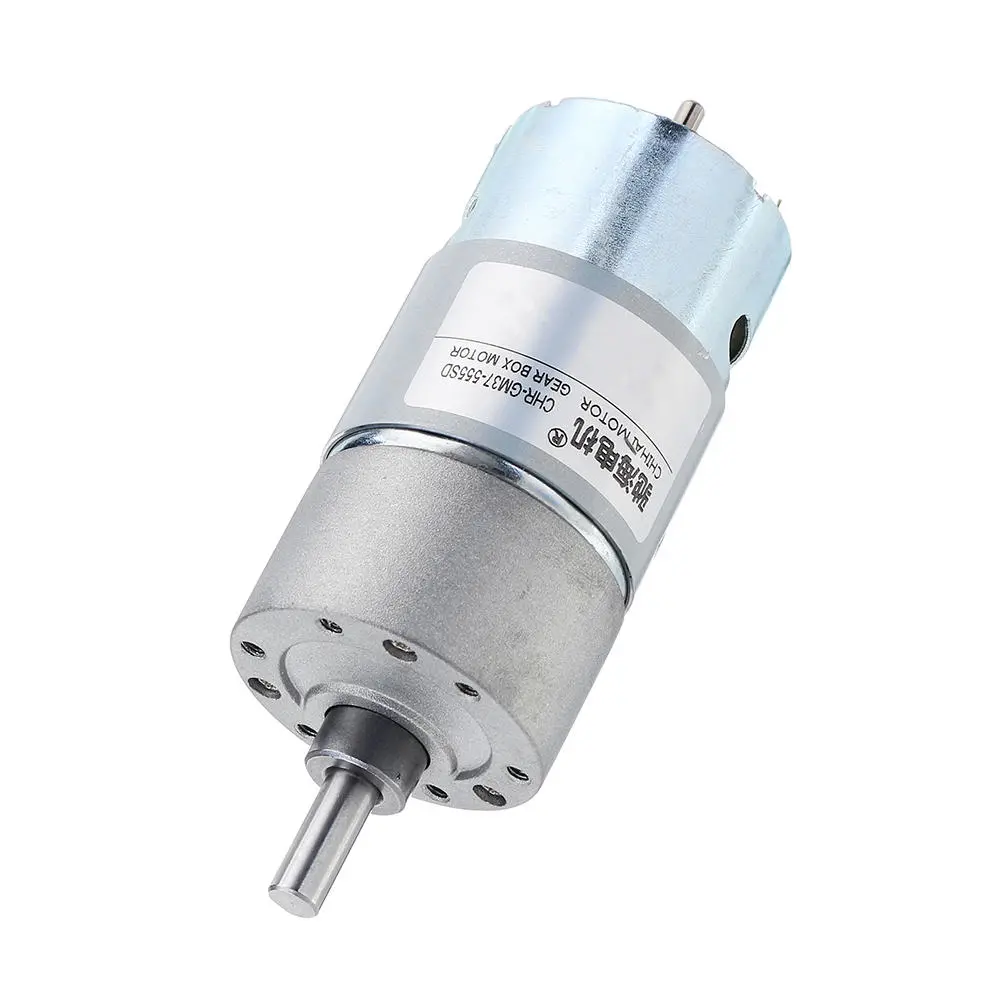 Chihai DC 12V 190RPM Gear Motor - Double Shaft High Torque