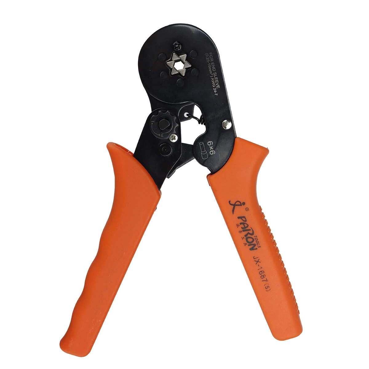 PARON JX-1687S Ratchet Crimping Pliers - 6 Side Terminal Labor-Saving Tool