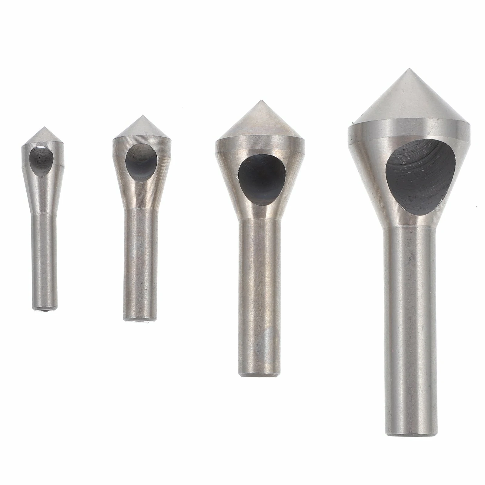 4pcs Titanium Countersink Drill Bit Set - 2-5-10-15-20mm Taper Hole Cutter for Steel & Aluminum