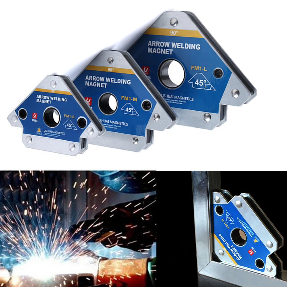 3 Angle Arrow Welding Magnetic Holder | Welder Positioner & Soldering Locator