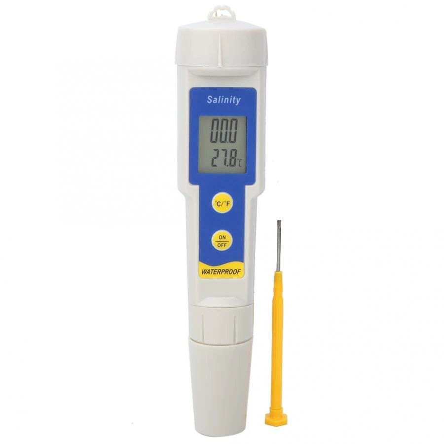 SA-1397 Digital Salinity Meter - Portable Waterproof Salt Tester | Temperature