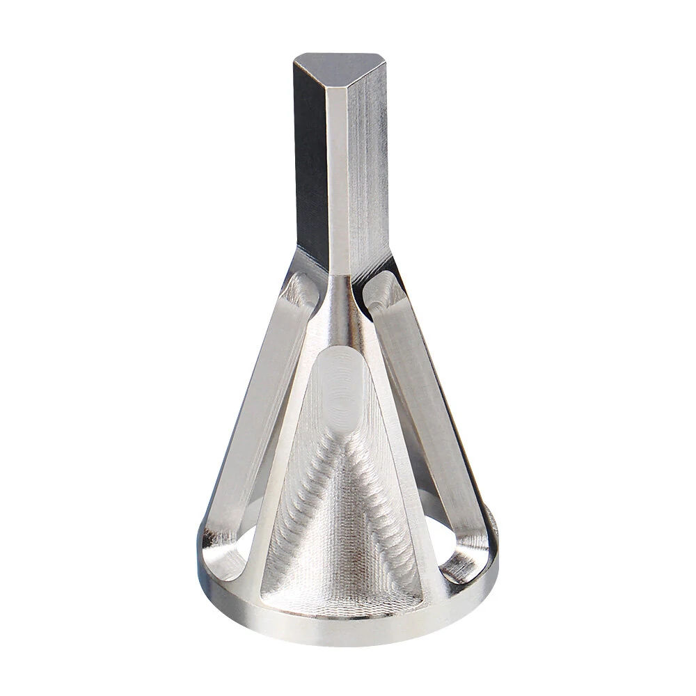 Drillpro Silver Deburring Chamfer Tool Bit | External Burr Remover & Repair Tool