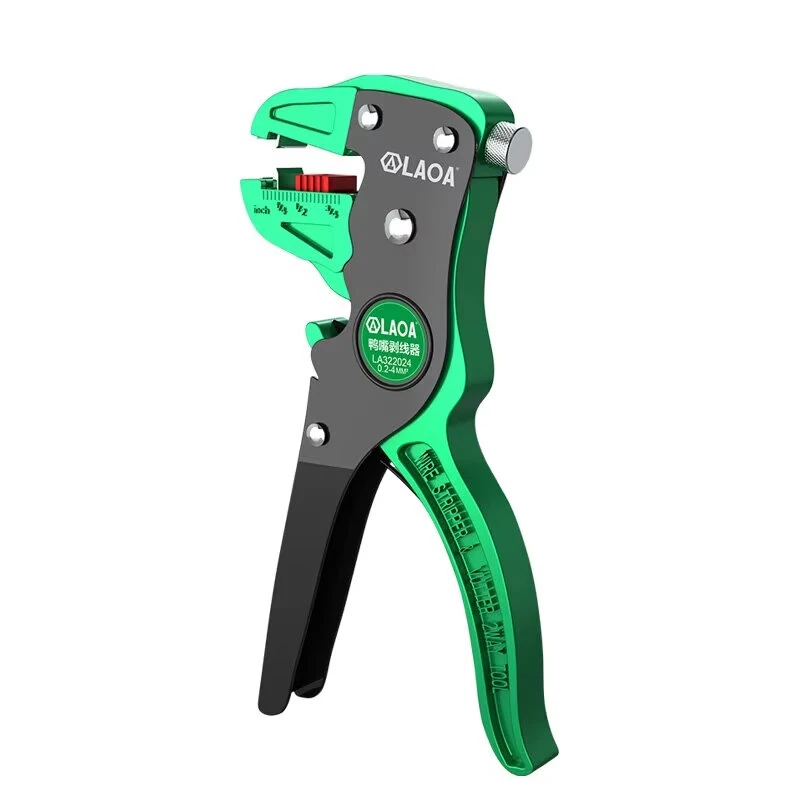 LAOA Automatic Wire Stripper - 0.2 to 4mm Range Adjustment for Electrician