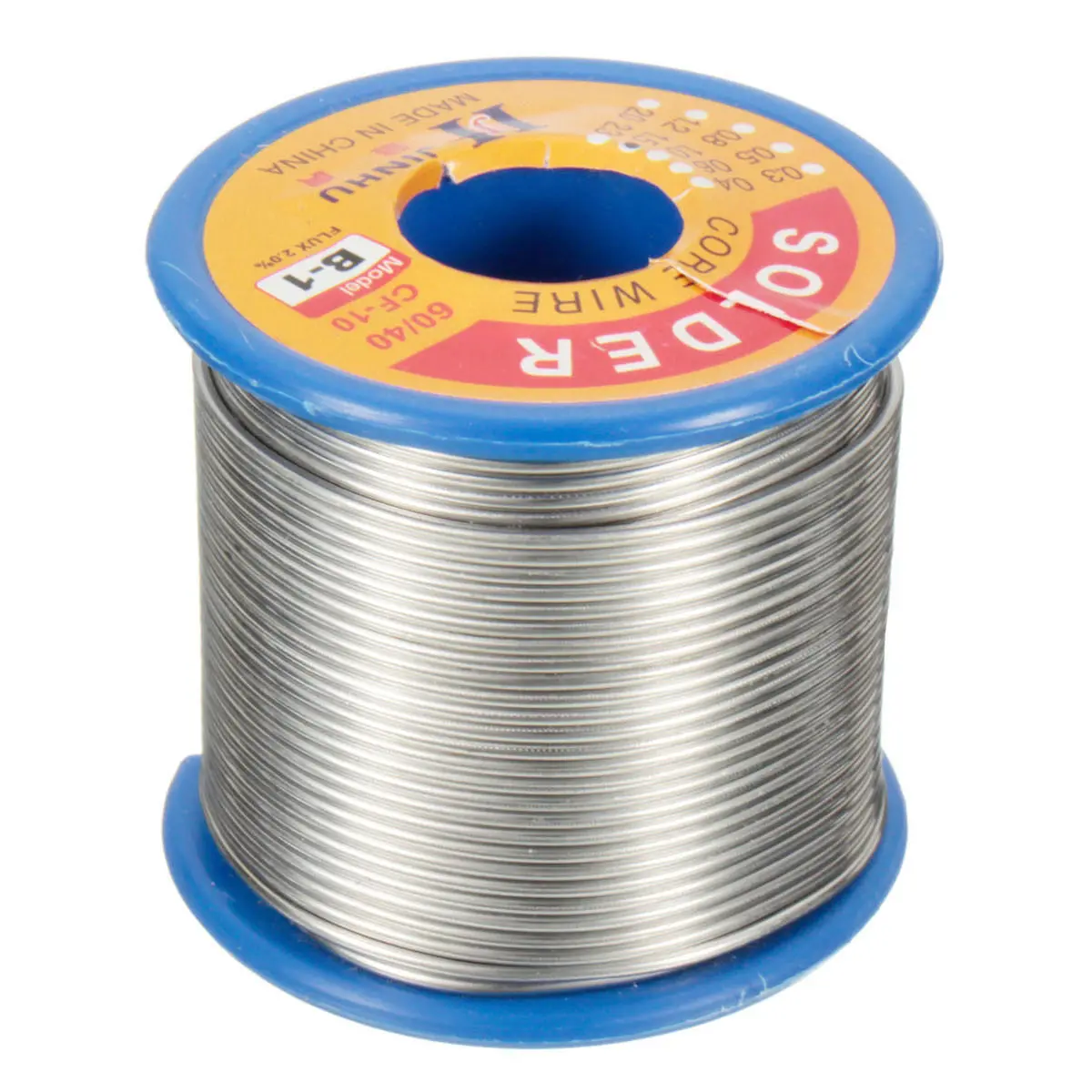 60/40 Tin Lead Solder Wire - 500g Roll, 1.5mm, 2.0% HQ Flux for Electronics