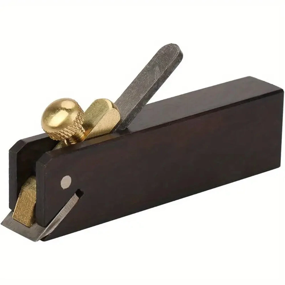 Mini Wood Planer | Hand Plane for DIY Woodworking - Ebony Cable Line Tool