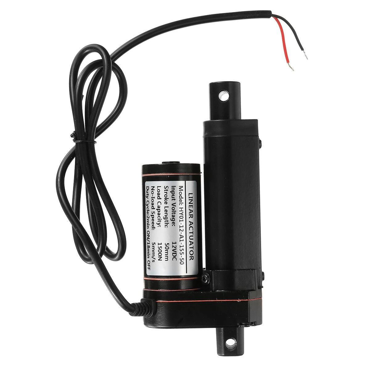 1500N Linear Actuator Motor | 12V DC 30W | 50-250mm Stroke Aluminum Alloy
