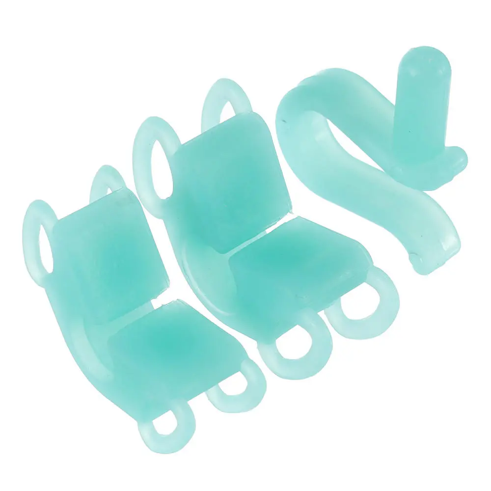 Dental Bite Blocks Soft Silicone Cheek Retractor 2pcs Autoclave Orthodontic Oral Care Dental Tools
