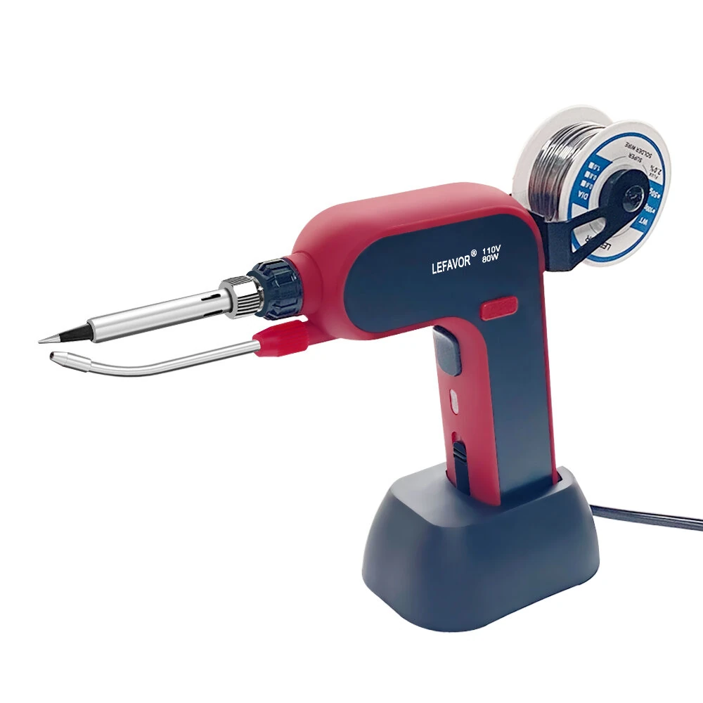 80W/120W Electric Soldering Iron Gun | Auto Feed Soldering Tool with Internal Heating