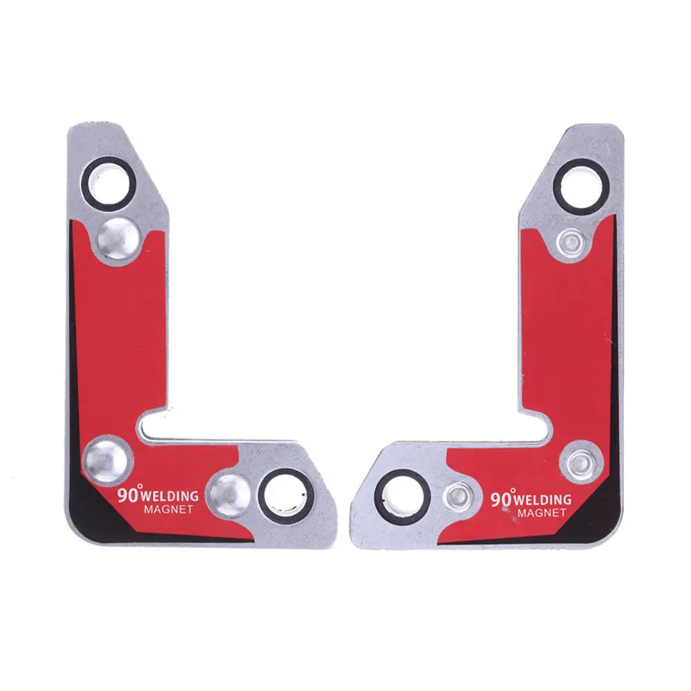 Strong Magnetic Welding Clamp - 2pcs Right Angle Locator Holder for Metal Frame