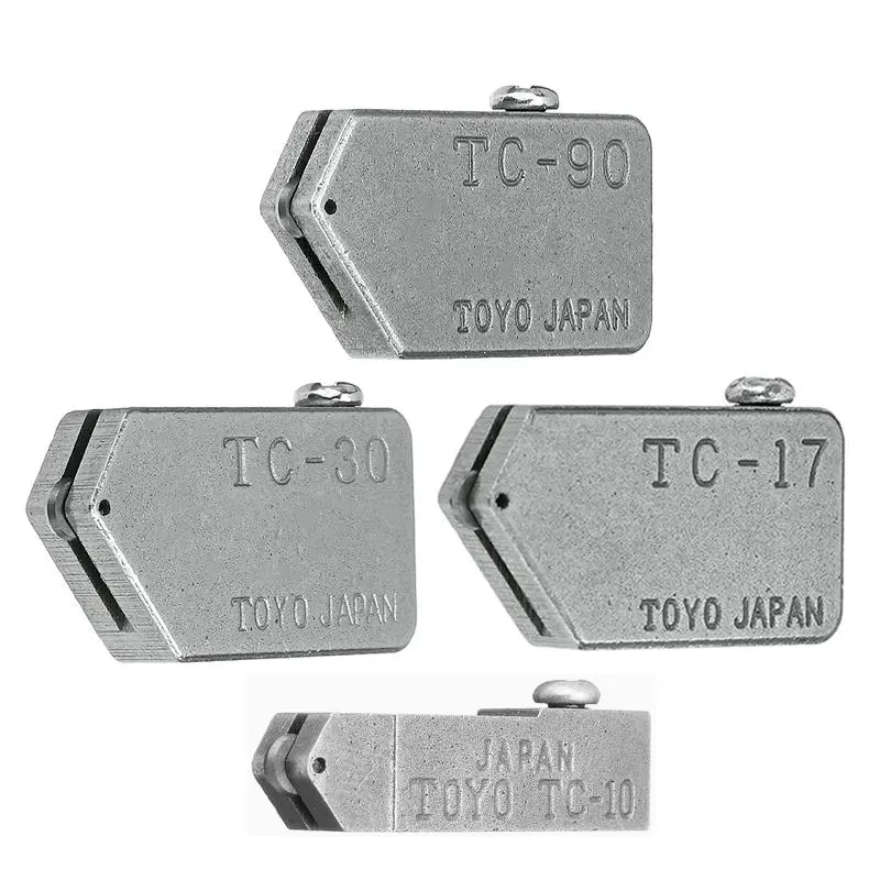 Toyo Glass Tile Cutter Replacement Tips - 4pcs Set for TC-10 TC-17 TC-30 TC-90