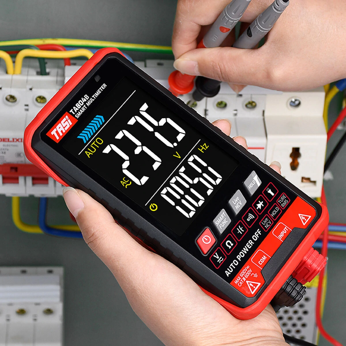 TA804A/B Digital Multimeter - Professional Auto Tester with HD Color Screen