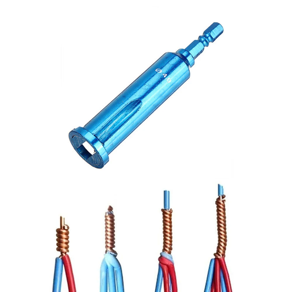 Electrician Automatic Wire Stripper - Hex Shank Quick Stripper & Twister | Drill Attachment