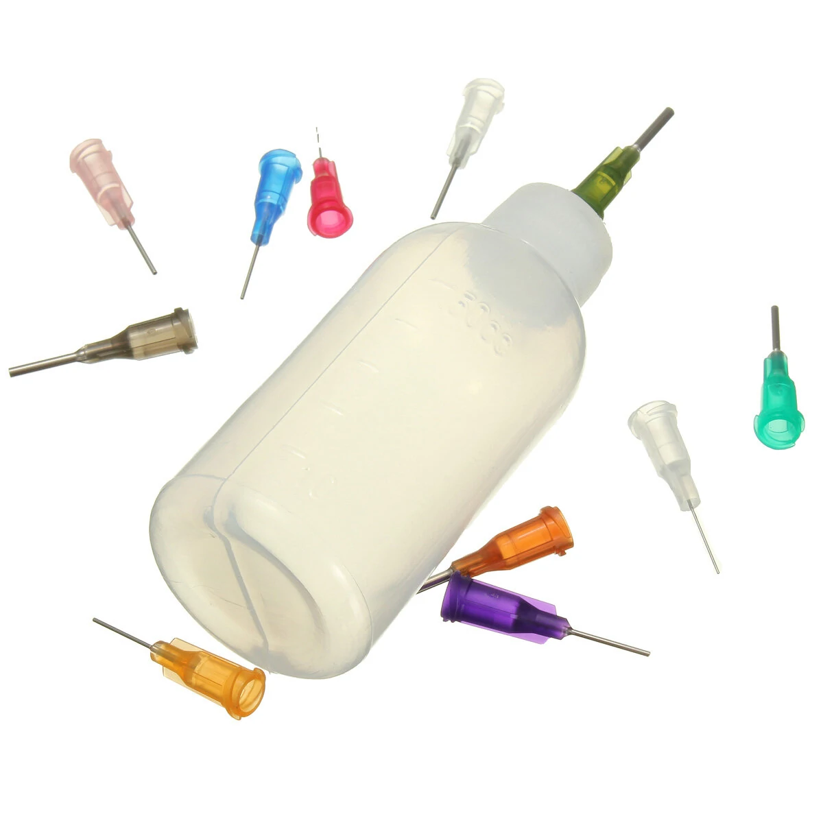 XYZ Brand Rosin Solder Flux Paste Bottles 50ml +330 Needles - Dispenser Compatible