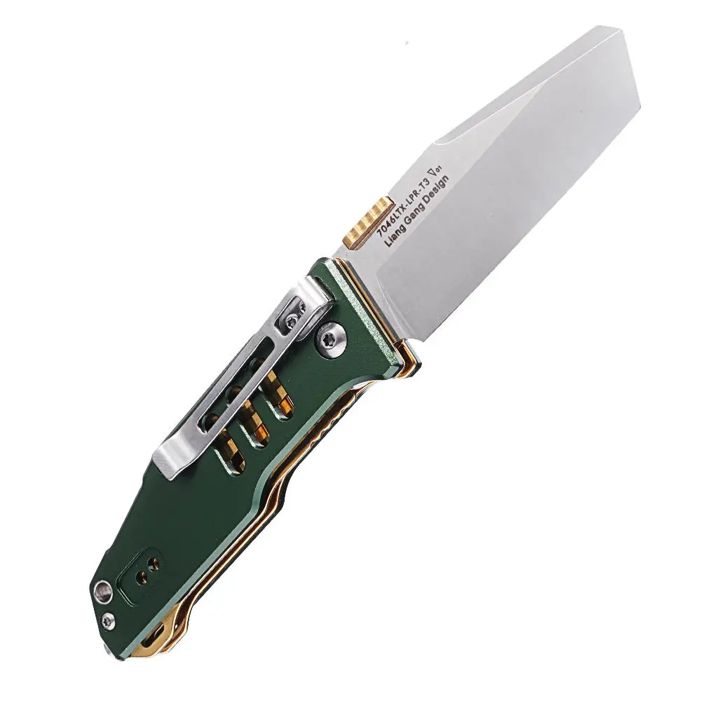 Sanrenmu Multifunctional Folding Tool - EDC Camping Tool with 4-10mm Wrench & Glass Breaker