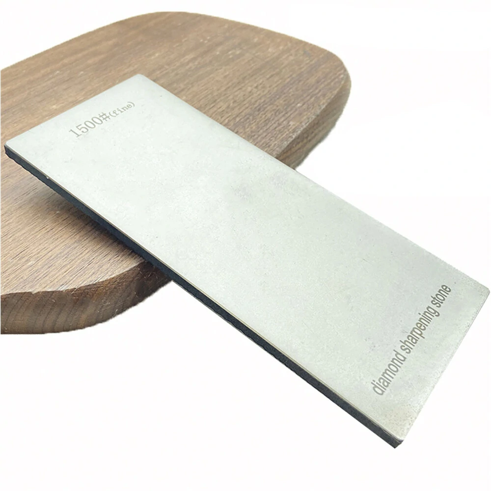 1500 Grit Diamond Knife Sharpener | Professional Whetstone with Anti-Skid Base