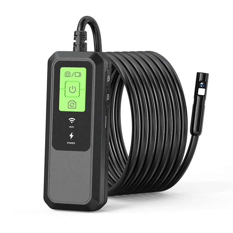 ANESOK 2K WiFi Endoscope Camera - Waterproof 8.0mm Dual Lens | 10M for Car & Android