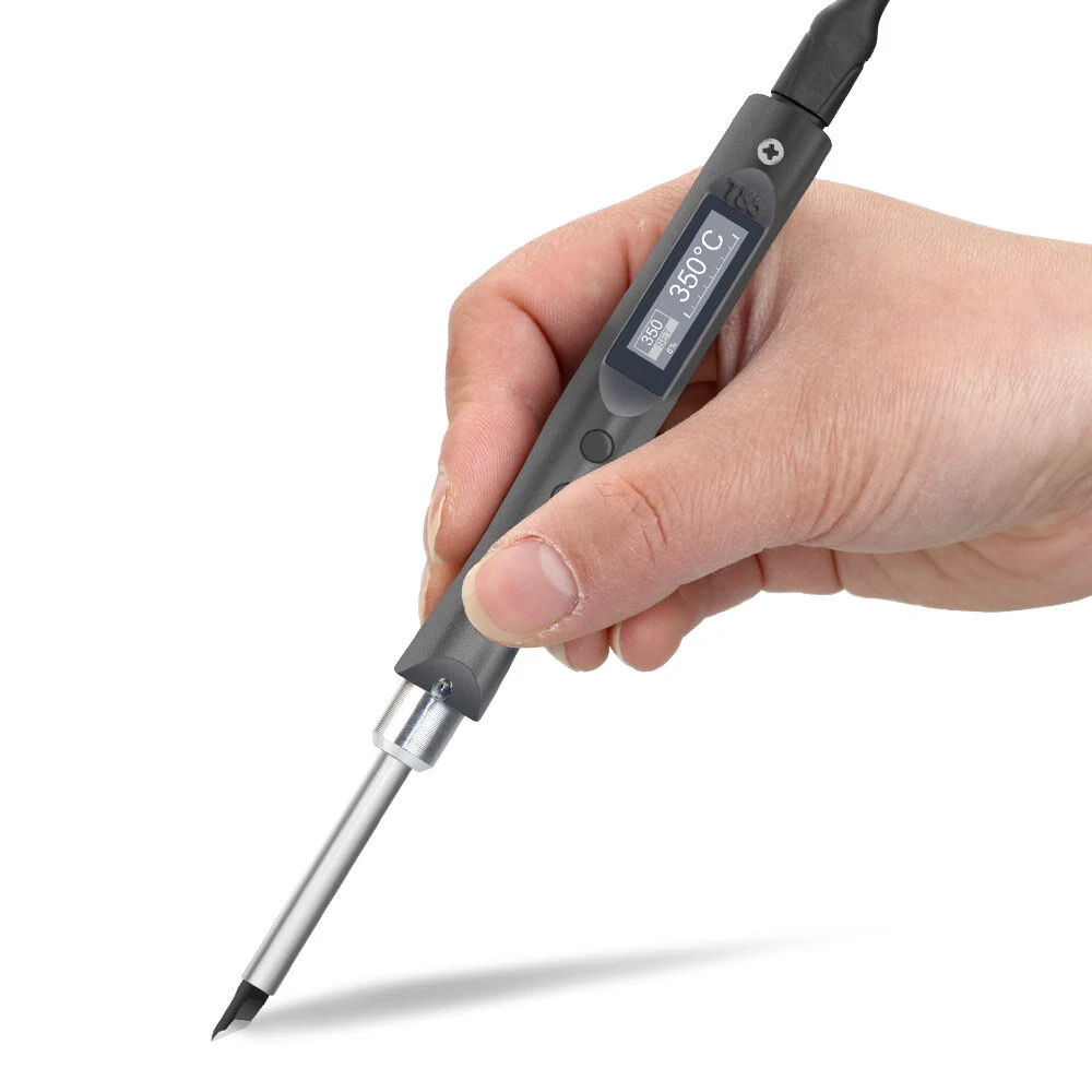 T85 Smart Soldering Iron - 96W Fast Heating, OLED Display, Type-C PD 9-20V
