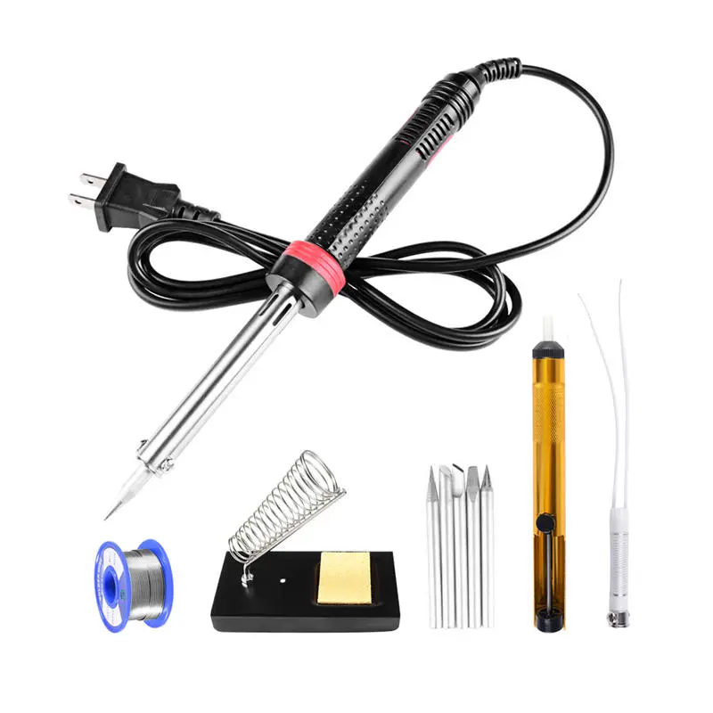 60W Digital Soldering Iron Kit with LED Light | PCB Welding Tool | US/EU Plug