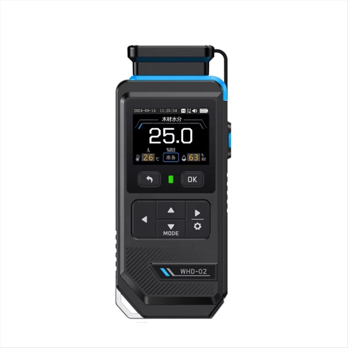 FNIRSI WHD02 Moisture Meter - 7 Modes for Wood, Walls, Cardboard | Temp & Humidity