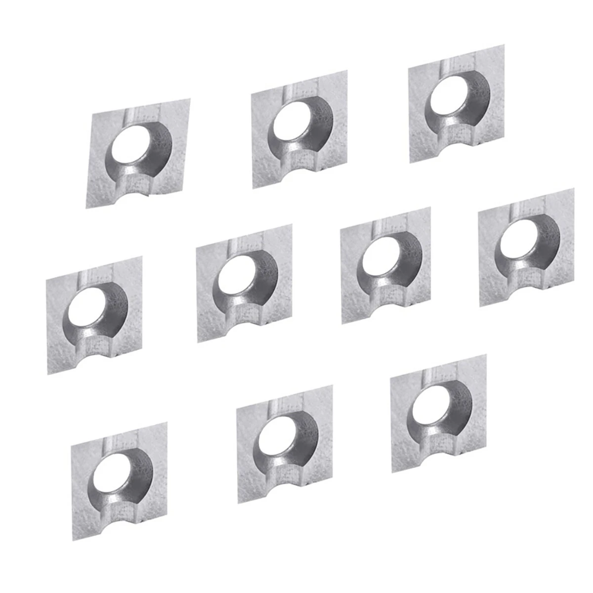 HONGDUI 10PCS Carbide Insert Cutter Set | Edge & Corner Plane Router Bits