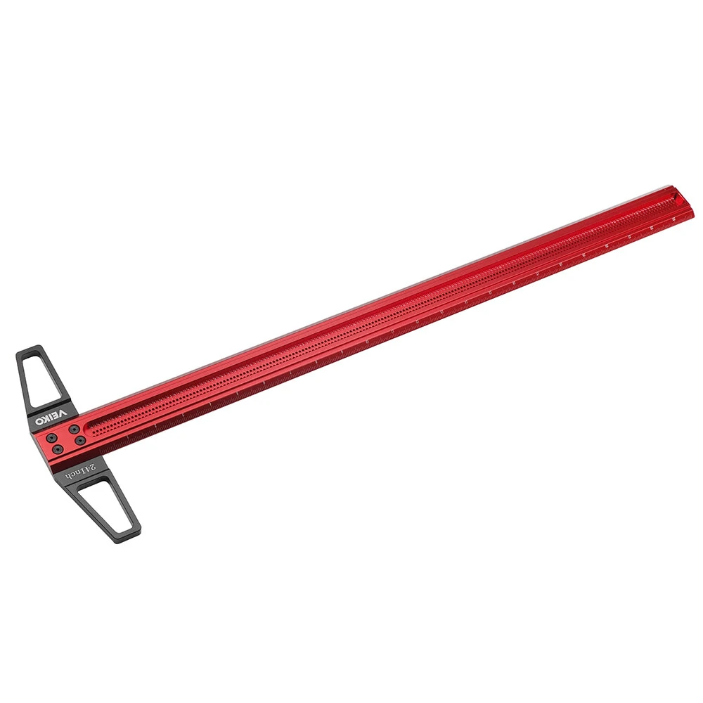 ENJOYWOOD VEIKO TS Imperial Aluminum Alloy Scriber Ruler | 12-30 Inch | 1/16 Per Hole